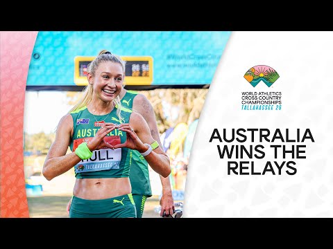 Jess Hull anchors Australia to cross country gold | World Cross Country Championships Tallahassee 26