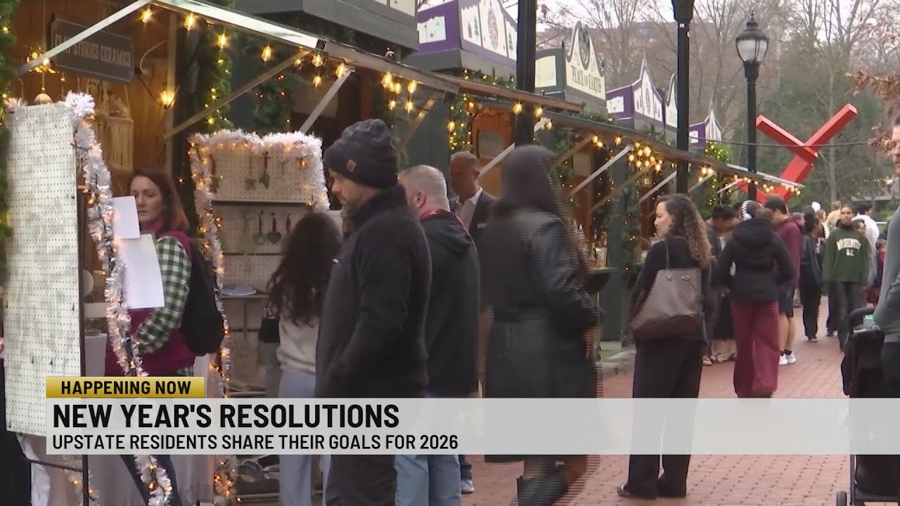 Upstate residents share 2026 New Year's resolutions