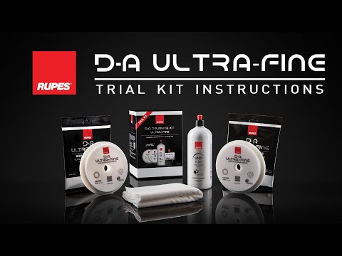 RUPES Ultra-Fine D-A Trial Kit Instructions
