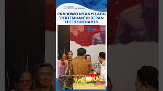 Momen Mesra Prabowo Nyanyi Lagu Pertemuan di Hadapan Titiek Soeharto: Penuh Penghayatan