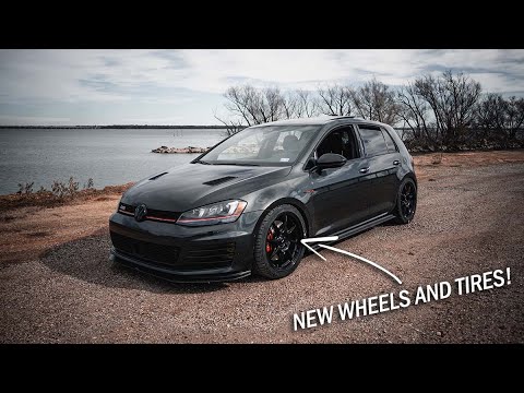 Konig Lockout Wheels and Comp-2 Tires FINALLY Installed on the Mk7 GTI!