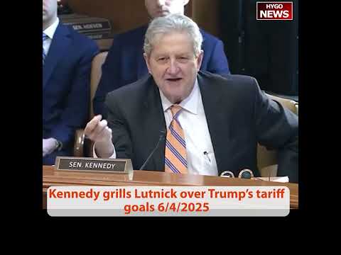 Sen. Kennedy Grills Commerce Sec Lutnick on Tariff Goals: 'If Vietnam Offered Zero Tariffs Both Ways, Would You Accept?' Lutnick: 'Absolutely Not -- They Buy $90B from China, Mark It Up, Send It to Us'; Kennedy on Major Questions Doctrine and IEEPA vs. Trade Expansion Act