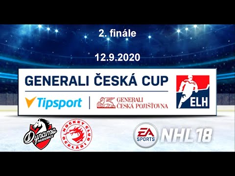 HC Dynamo Pardubice - HC Oceláři Třinec (2. finále Generali Česká Cup) NHL 18