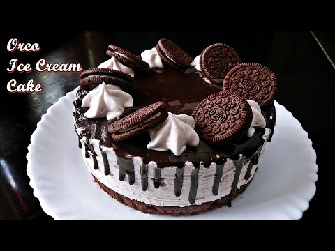 Ice Cream Cake Recipe in Tamil | Oreo Ice Cream| Ibaco Style Ice Cream Cake | Cookies and Cream