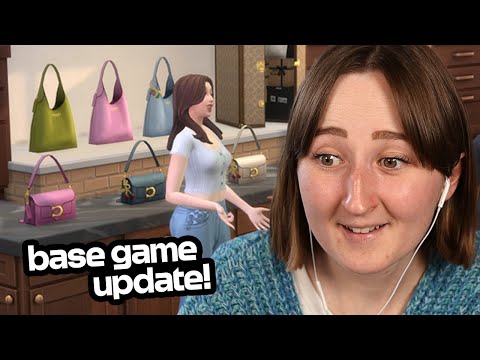 the new sims update comes with PURSES?!
