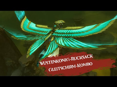 Itemshop Watch - Wüstenkönig-Rucksack-Gleitschirm-Kombo