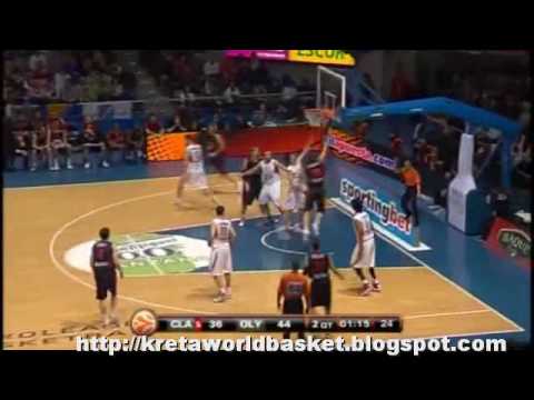 Euroleague 2010 - Top 16 - Week 1  Caja Laboral - Olympiacos  Piraeus 85-89 (28-1-10) highlights