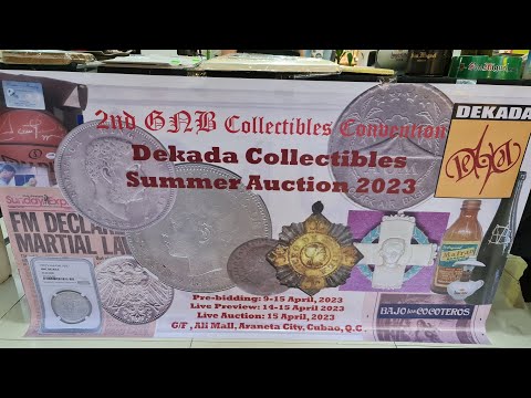 Visiting the 2nd GNB and Dekada Collectibles Exhibit and Auction in Alimall Cubao