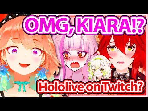 Matara, Zen and Laimu Reaction To Kiara Raiding Their Collab Stream 【Hololive】
