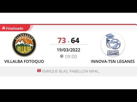 Cadete masc C VILLALBA FOTOQUO - INNOVA-TSN LEGANES