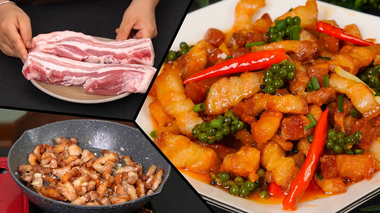 Cách Làm Thịt Rim Tiêu Xanh Ngon Mềm, Rim Nước Dừa Chuẩn Vị