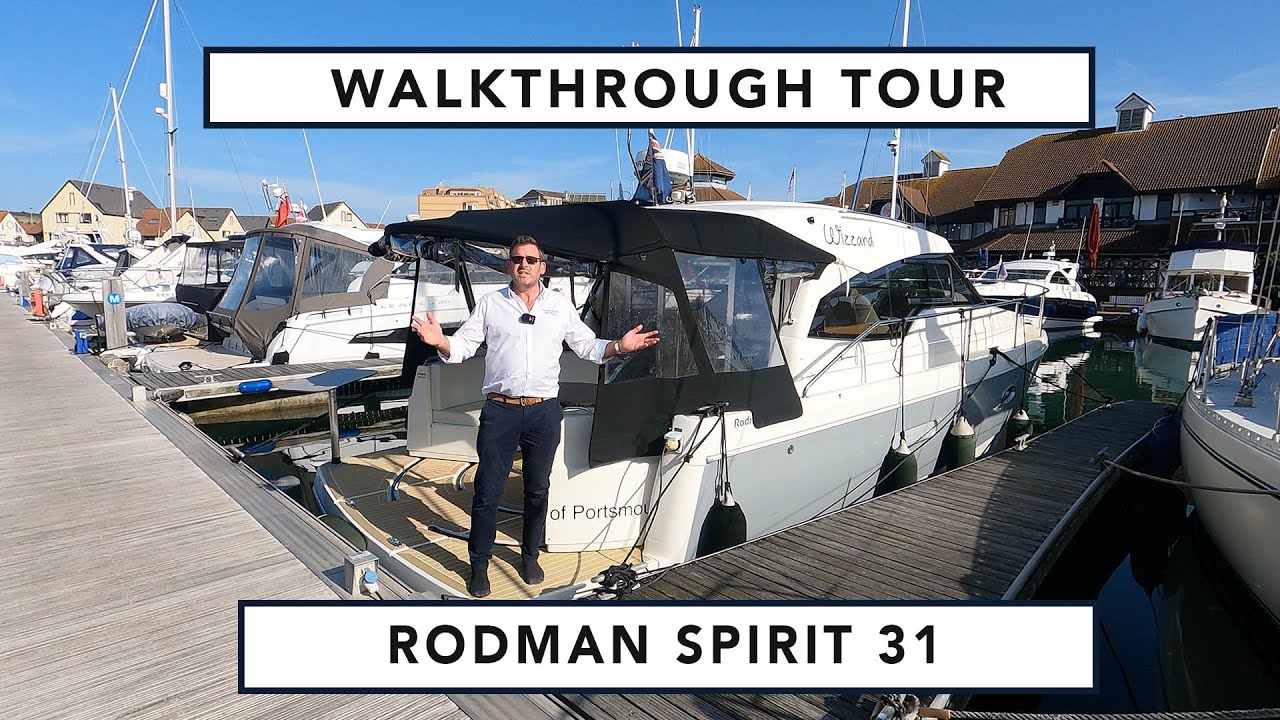 Rodman Spirit 31- £130K Walkthrough Tour - A really unique and quirky boat!