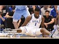 Zion Williamson Leaves With A Knee Injury As UNC Rolls Vs Duke College Basketball Highlights