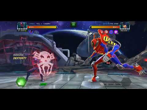 MCOC AW PLATINUM 1 TIER 1 SPIDEY 2099 VS PENI PARKER PATH 7 FIGHT