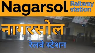 preview picture of video 'Nagarsol railway station platform view (NSL) | नागरसोल रेलवे स्टेशन'