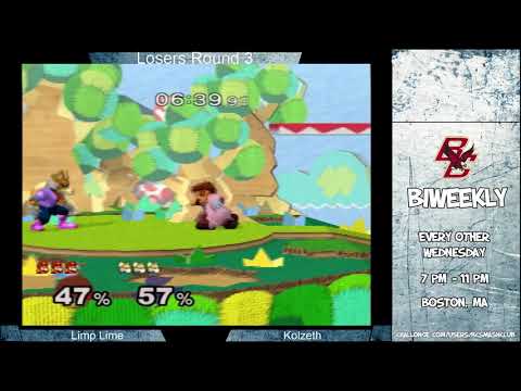 BC Biweekly 36: Losers Round 3 - Limp Lime (Dr Mario) vs Kolzeth (Fox)