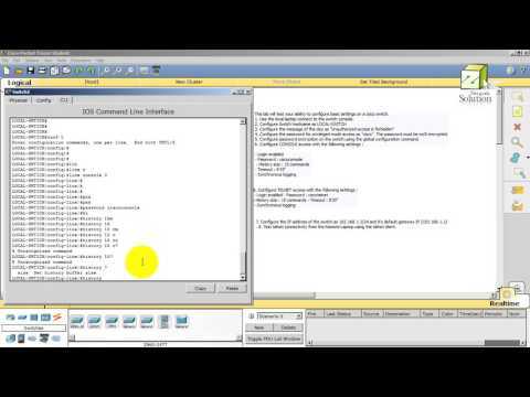 Lab 1 -  Basic switch setup