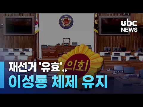 재선거 '유효'.. 이성룡 체제 유지