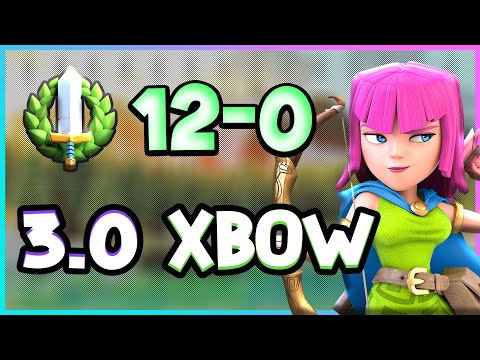 FULL 12-0 Classic Challenge with 3.0 Xbow #2 — Clash Royale