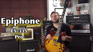 Video thumbnail for Epiphone ES-335 Pro Review/Demo by Aambulance Studios