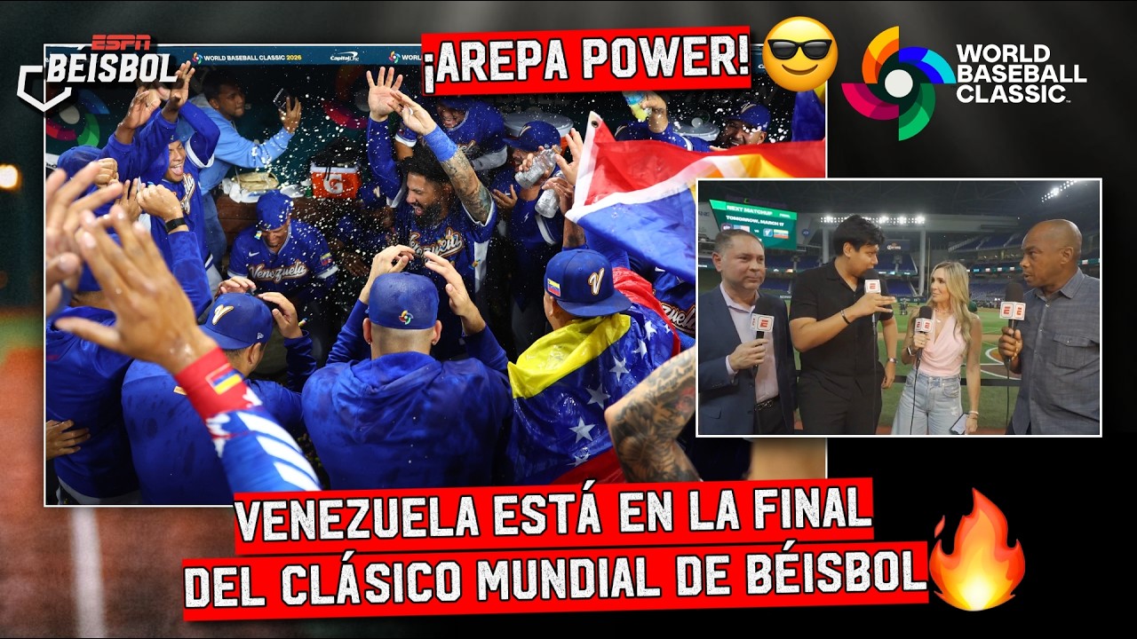 VENEZUELA ESTÁ DE FIESTA, le ganó a ITALIA y ESTÁ EN LA FINAL del CLÁSICO MUNDIAL | ESPN Beisbol