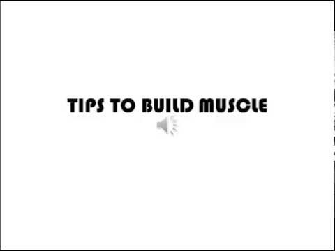 TIPS TO BUILD MUSCLE