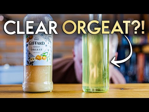 Clear Orgeat - Make Beautiful Cocktails!