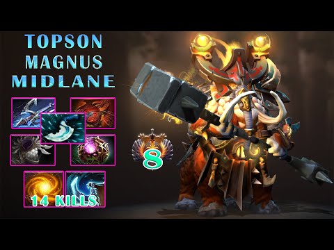Topson [Magnus] Harpoon Skewer Combo - Dota 2 Pro Highlights