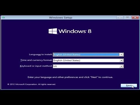 comment installer windows 8