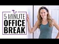 5 Minute Office Break Workout No Equipment Low Impact Movement For Your Workday