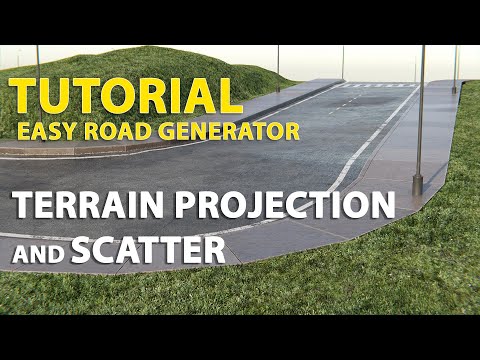 TUTORIAL - Easy Road Generator Terrain projection