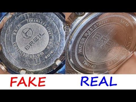 Breil Tribe Watch real vs fake. How to spot fake Breil wrist watch