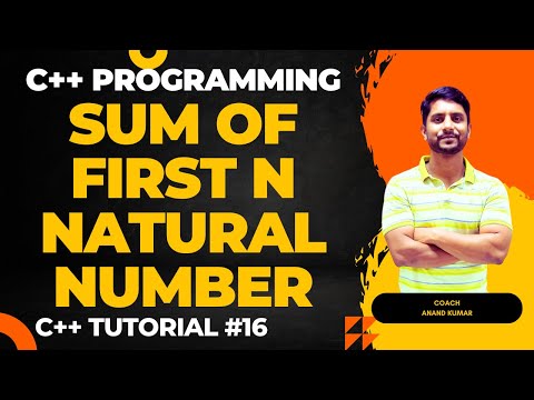 Sum of First N Natural Numbers | Using While and For Loop | C Programming | In Hindi