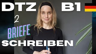 📌 DTZ Schreiben – 2 Briefe | Prüfungsvorbereitung (Deutsch-Test für Zuwanderer A2-B1)
