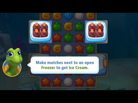 @Fishdom Level 10K, 34 - 41. Met Delicious 😋 Ice Cream🍦🍦🍦🍦