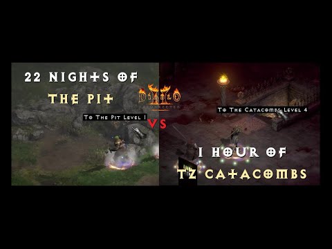 22 Nights in The Pit vs 1 Hour in TZ Catacombs – D2R MF Truth for Casual Players!