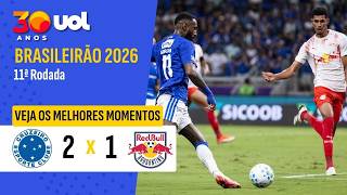 CRUZEIRO 2 X 1 RED BULL BRAGANTINO | MELHORES MOMENTOS | CAMPEONATO BRASILEIRO
