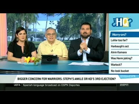 Highly Questionable 12/5/2017 - Bigger concern for Warriors: Steph's Ankle For KD's 2RD Ejection?