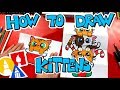 How To Draw A Christmas Kitten Stack Folding Surprise
