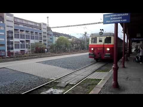 Historický vlak na nádraží Praha - Vysočany