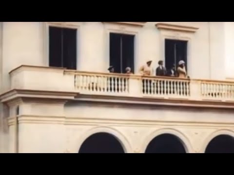 Colourised footage of the grand duchesses Romanov in Livadia, Crimea. Summer 1914