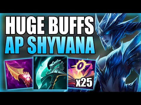 SHYVANA JUNGLE HAS JUST RECEIVED SOME HUGE BUFFS THIS PATCH! - Best Build/Runes S+ League of Legends
