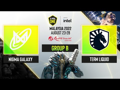 Dota2 - Nigma Galaxy vs Team Liquid - Game 2 - ESL One - Malaysia 2022 - Group B
