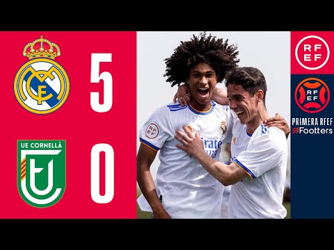 RESUMEN | Real Madrid Castilla 5-0 UE Cornellà | PrimeraRFEF | Jornada 34 | Grupo 2