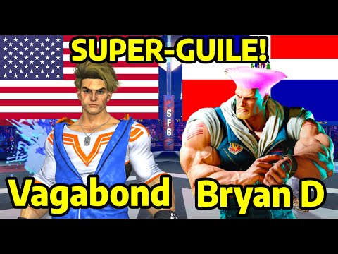 🌌Street Fighter 6 ➥ Vagabond (LUKE) VS Bryan D Bryan Giovanna (GUILE ガイル) 4K Master Ranks 🌌
