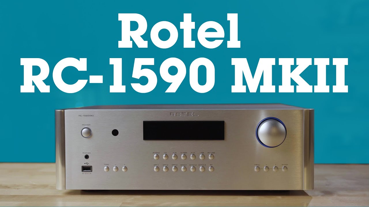 Rotel RC-1590 MKII stereo preamplifier | Crutchfield