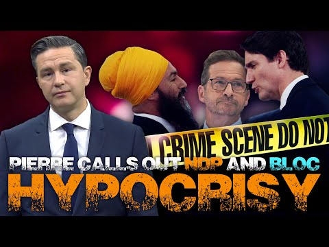 Pierre Calls Out NDP & Bloc Quebecois Hypocrisy on Crime
