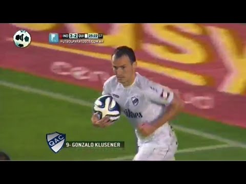 Gol Gonzalo Klusener - Independiente 3 Vs Quilmes 2 - Primera División 2014