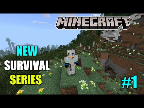New Minecraft Survival Series Started 🤩 | Hindi | Part 1