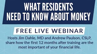 Medical Residents: What You Need to Know About Money